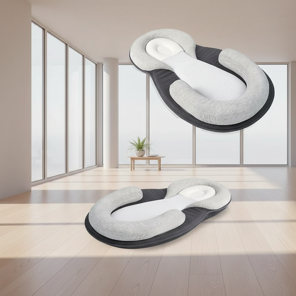 FancyPure™ Newborn Anti-Roll Head Shaping Pillow 🌙🧸 | Soft Support for Baby’s Head & Neck