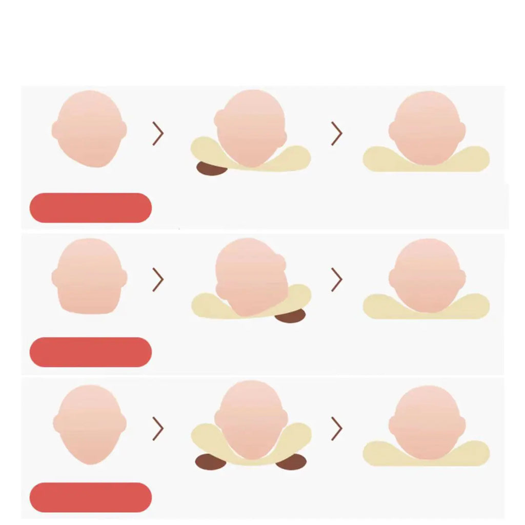 FancyPure™ Newborn Anti-Roll Head Shaping Pillow 🌙🧸 | Soft Support for Baby’s Head & Neck