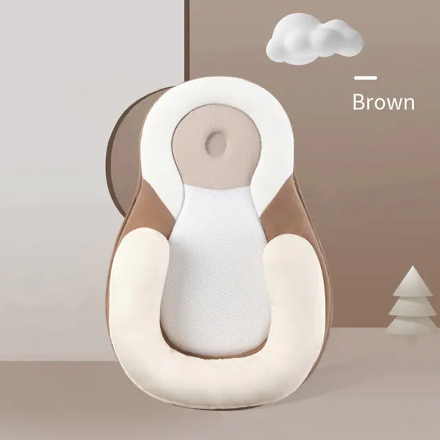 FancyPure™ Newborn Anti-Roll Head Shaping Pillow 🌙🧸 | Soft Support for Baby’s Head & Neck