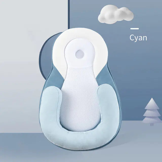 FancyPure™ Newborn Anti-Roll Head Shaping Pillow 🌙🧸 | Soft Support for Baby’s Head & Neck