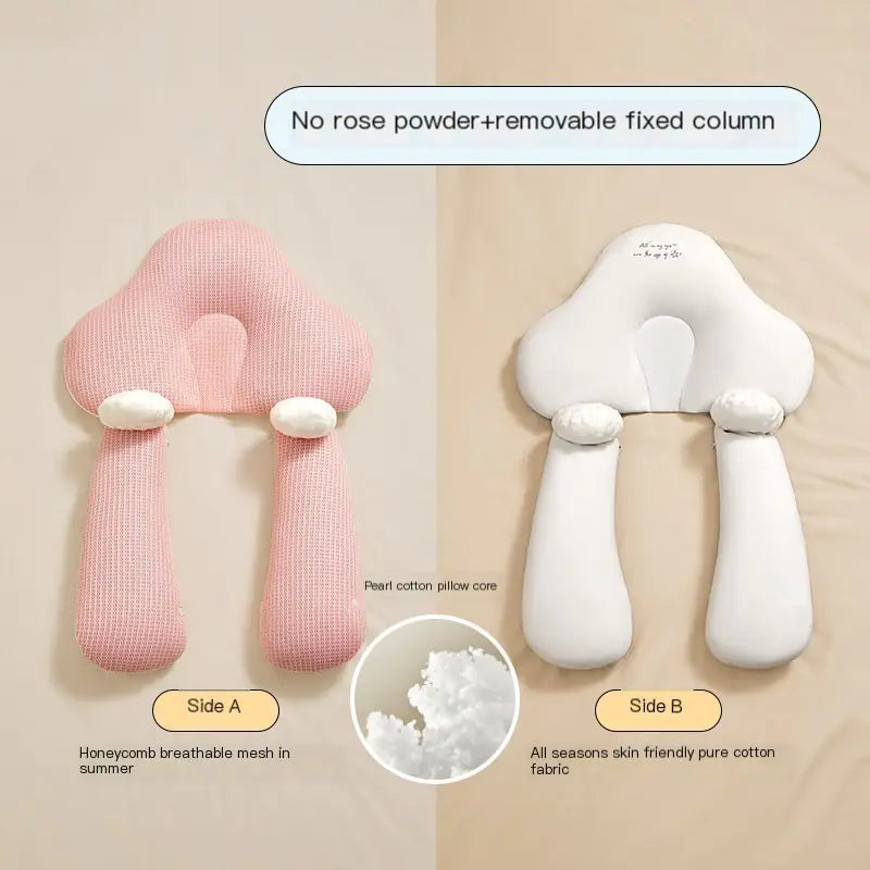FancyPure™ Baby Head Shaping Pillow 🌙🧸 | Soft U-Shaped Support for Newborns & Kids