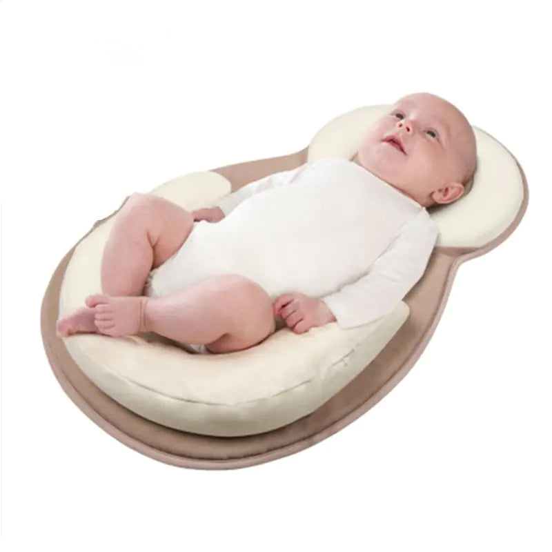FancyPure™ Newborn Anti-Roll Head Shaping Pillow 🌙🧸 | Soft Support for Baby’s Head & Neck