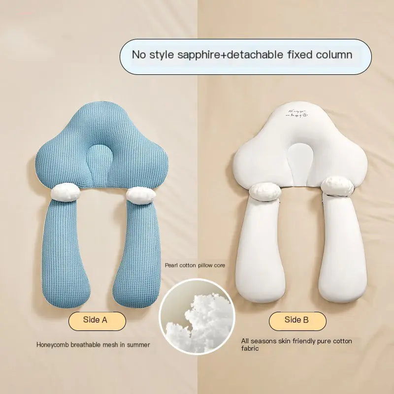 FancyPure™ Baby Head Shaping Pillow 🌙🧸 | Soft U-Shaped Support for Newborns & Kids