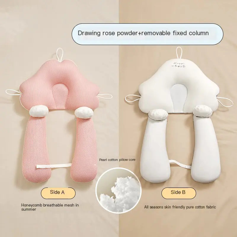 FancyPure™ Baby Head Shaping Pillow 🌙🧸 | Soft U-Shaped Support for Newborns & Kids