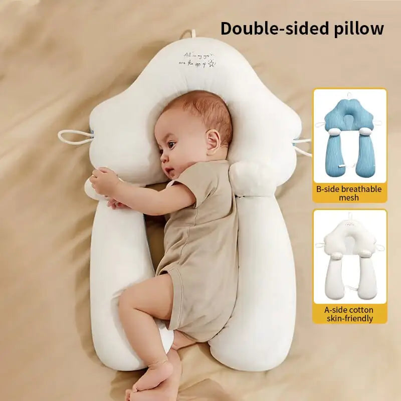 FancyPure™ Baby Head Shaping Pillow 🌙🧸 | Soft U-Shaped Support for Newborns & Kids